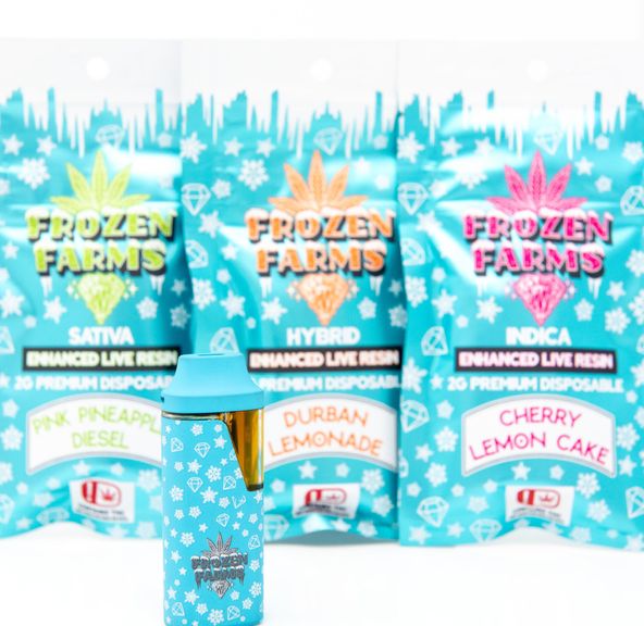 FROZEN FARMS ORANGE BLOODED LIVE RESIN DISPOSABLE 2G