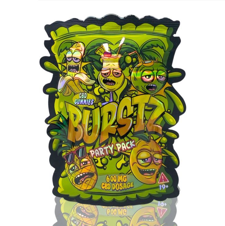 BURSTZ CBD GUMMIES 600mg 30 Gummies x 20MG