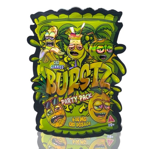 BURSTZ CBD GUMMIES 600mg 30 Gummies x 20MG