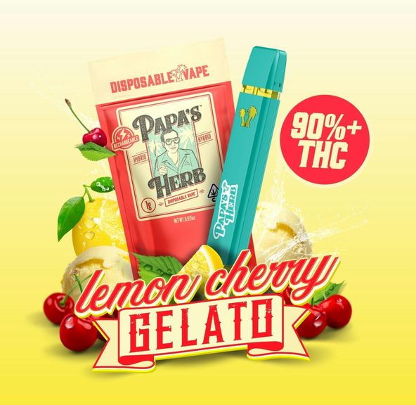 Papa's Herb - AIO Vape - 1g - Lemon Cherry Gelato