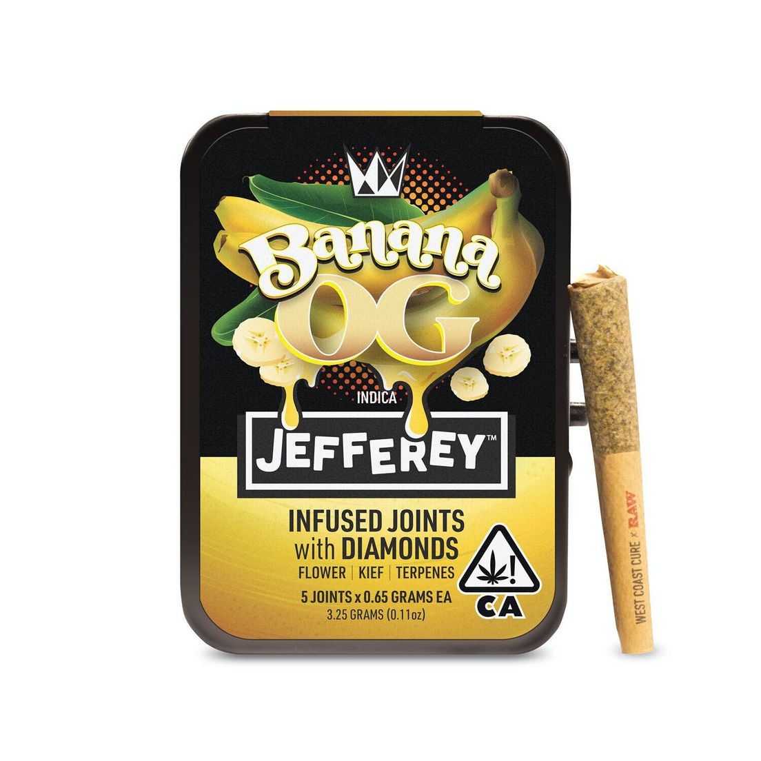 Banana OG - Jefferey Infused Joint .65g 5 Pack