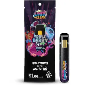 Loud + Clear - Triple Berry Syrup AIO - 1g