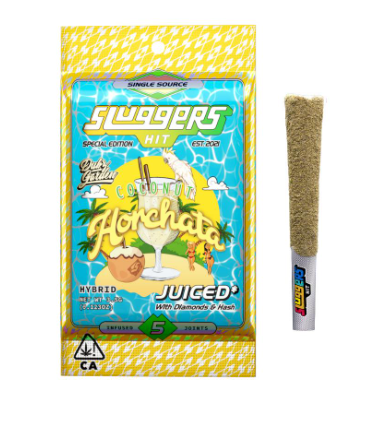 Sluggers Hit x Dubz Garden - Coconut Horchata - Infused Preroll - 5pk - 3.5g - Hybrid
