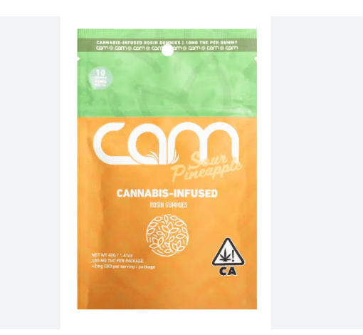 CAM - Sour Pineapple Rosin Gummies