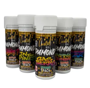 Cartel Oil Co - Diamond Infused Pre-Roll Pack 8.4g - Indica - Jelly Roll