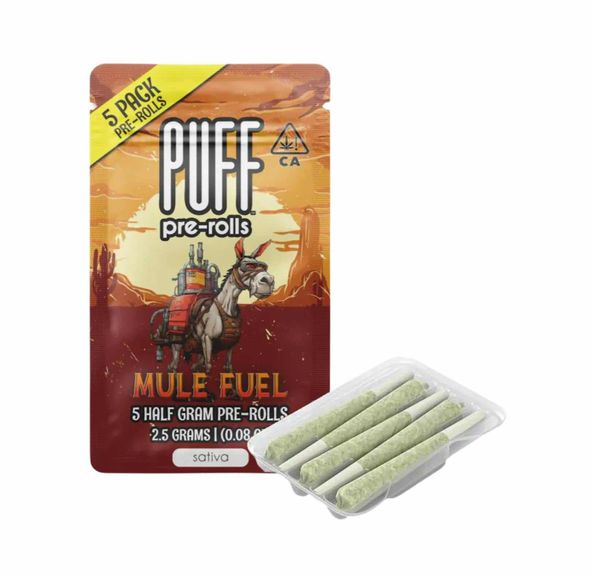 PUFF - Mule Fuel - 5pk Prerolls - 2.5g