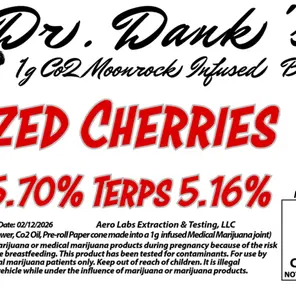 DR DANKS GLAZED CHERRIES MOONROCK INFUSED BLUNT 1G