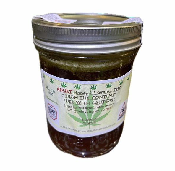 Acadia - Raw Honey - 2500MG 16oz Jar