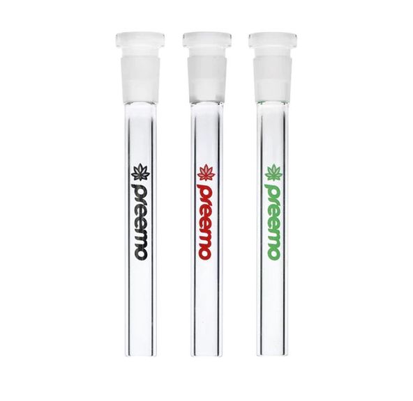 4" Clear PREEMO Open-Ended Downstem