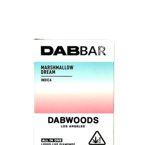 DABWOODS - Dab Bar - Liquid Live Diamonds! - Marshmallow Dream - All In One - 1g