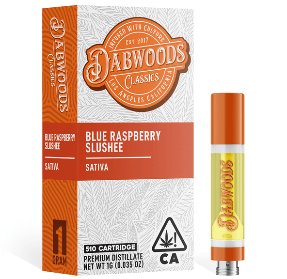 Dabwoods | Vape Cart | 1g | Distillate | Blue Raspberry Slushee