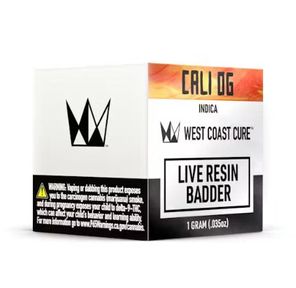 Cali OG Live Resin Wet Badder 1.00 g