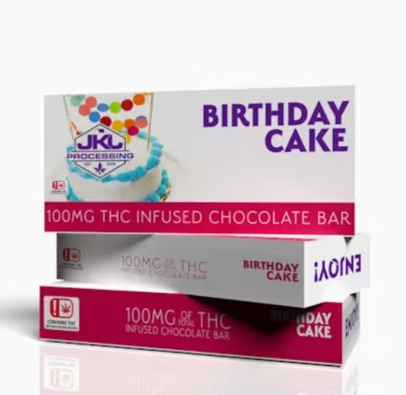 JKJ Chocolate Bar -Birthday Cake 100MG
