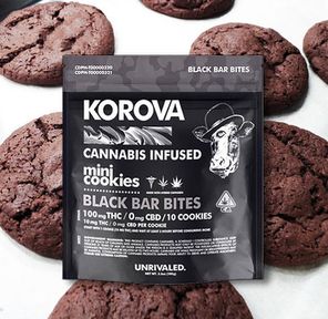 Black Bar Bites Mini Cookies - 100mg THC