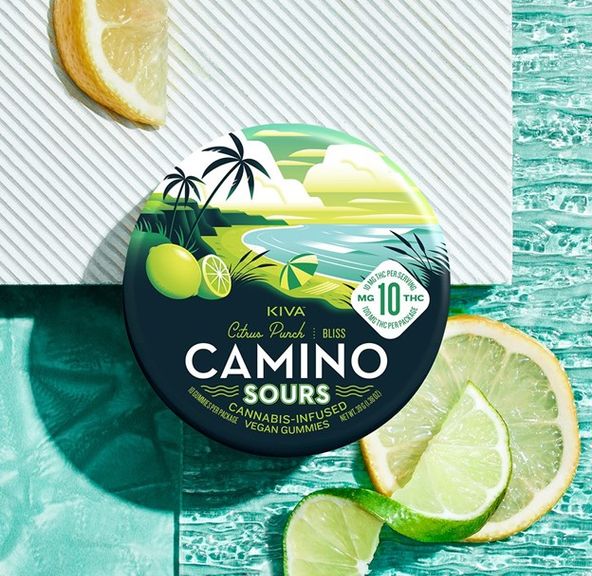Camino | Gummies | Sours Citrus Punch 10mg 10pc | Hybrid | 100mg THC