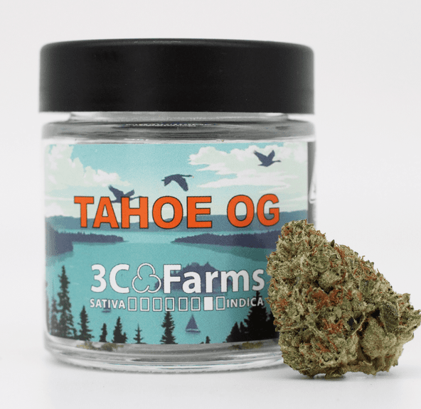 B. 3C Farms 3.5g Flower - Quality 9.5/10 - Tahoe OG