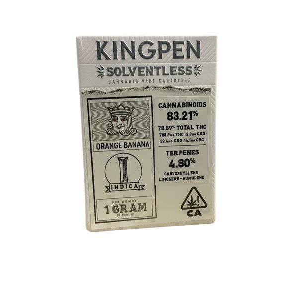 Kingpen - Orange Banana -1g Soventless Vape