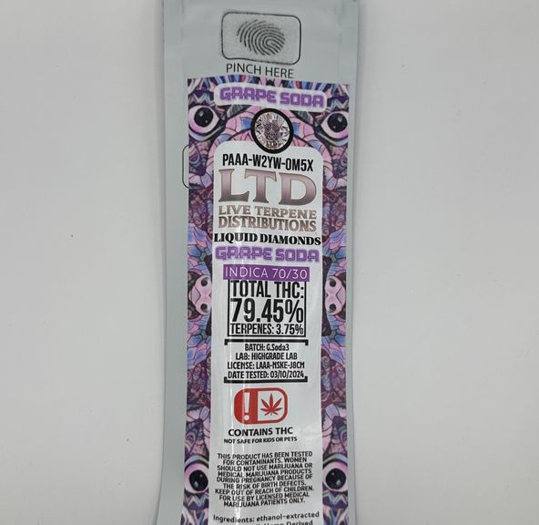 Grape Soda Liquid Diamond 1G Syringe