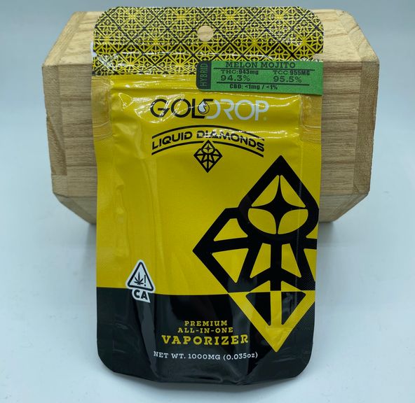 Gold Drop - Melon Mojito 1g Liquid Diamond Disposable Vape