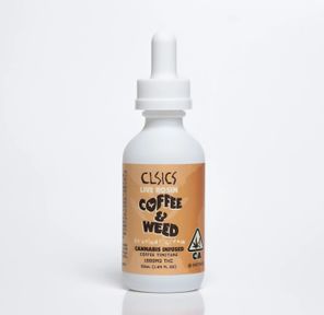 CLSICS Live Rosin Tincture Coffee and Weed Hazelnut Cream 1000mg PATIENT APPRECIATION
