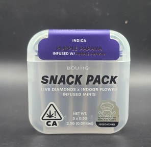 Boutiq Mini Joints (5ct) - Purple Papaya w/ Purple Papaya