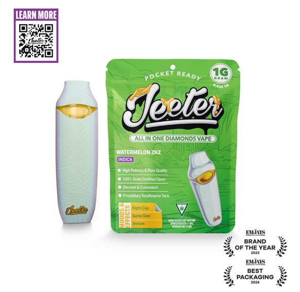 Jeeter- Watermelon ZKZ Diamonds AIO Pocket Ready 1g (I)