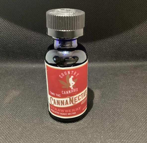 Strawberry Canna Nectar Shot Country Cannabis - 30ml 72mg