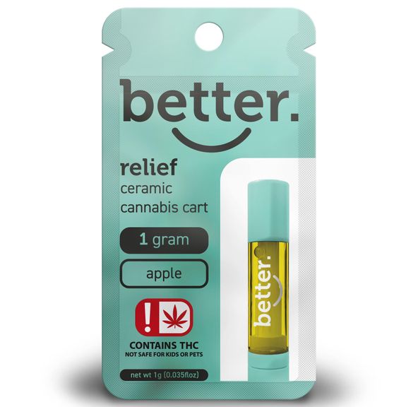 1G CERAMIC 510 CARTRIDGE - "RELIEF" BY BETTER