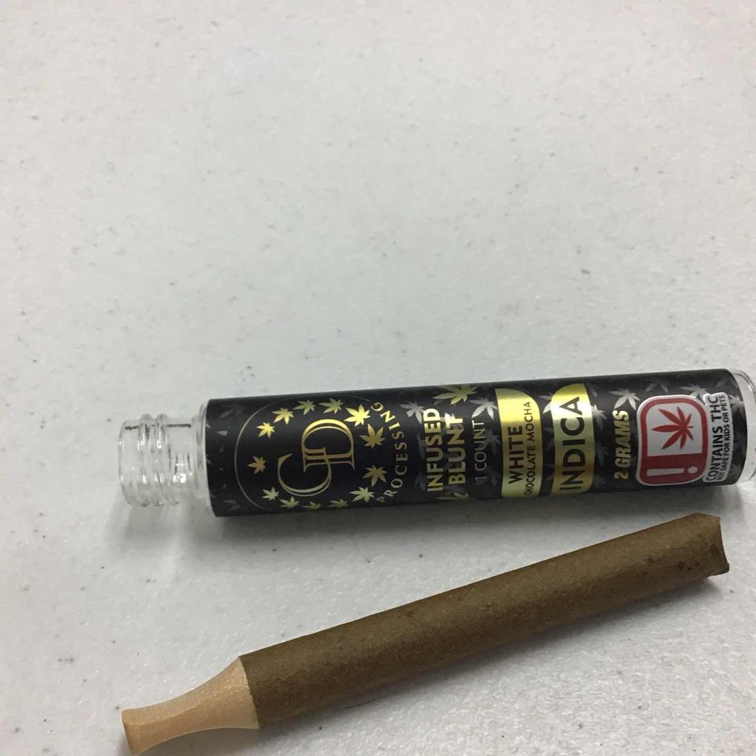 White Chocolate Mocha GD Gold Infused Blunt 2g