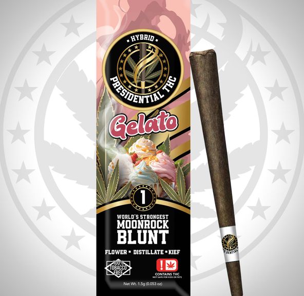PRESIDENTIAL THC GELATO MOONROCK BLUNT 1.5G