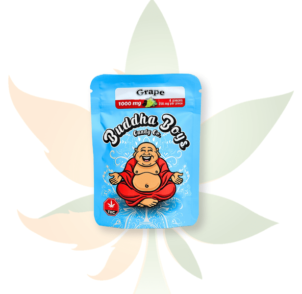 Buddha Boys - 1000mg THC Gummies - Grape