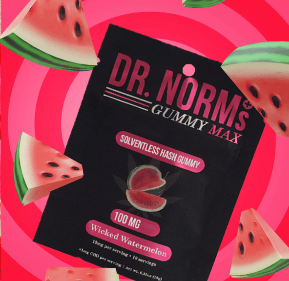 Dr. Norms Gummy Max Solventless Hash Gummy Wicked Watermelon