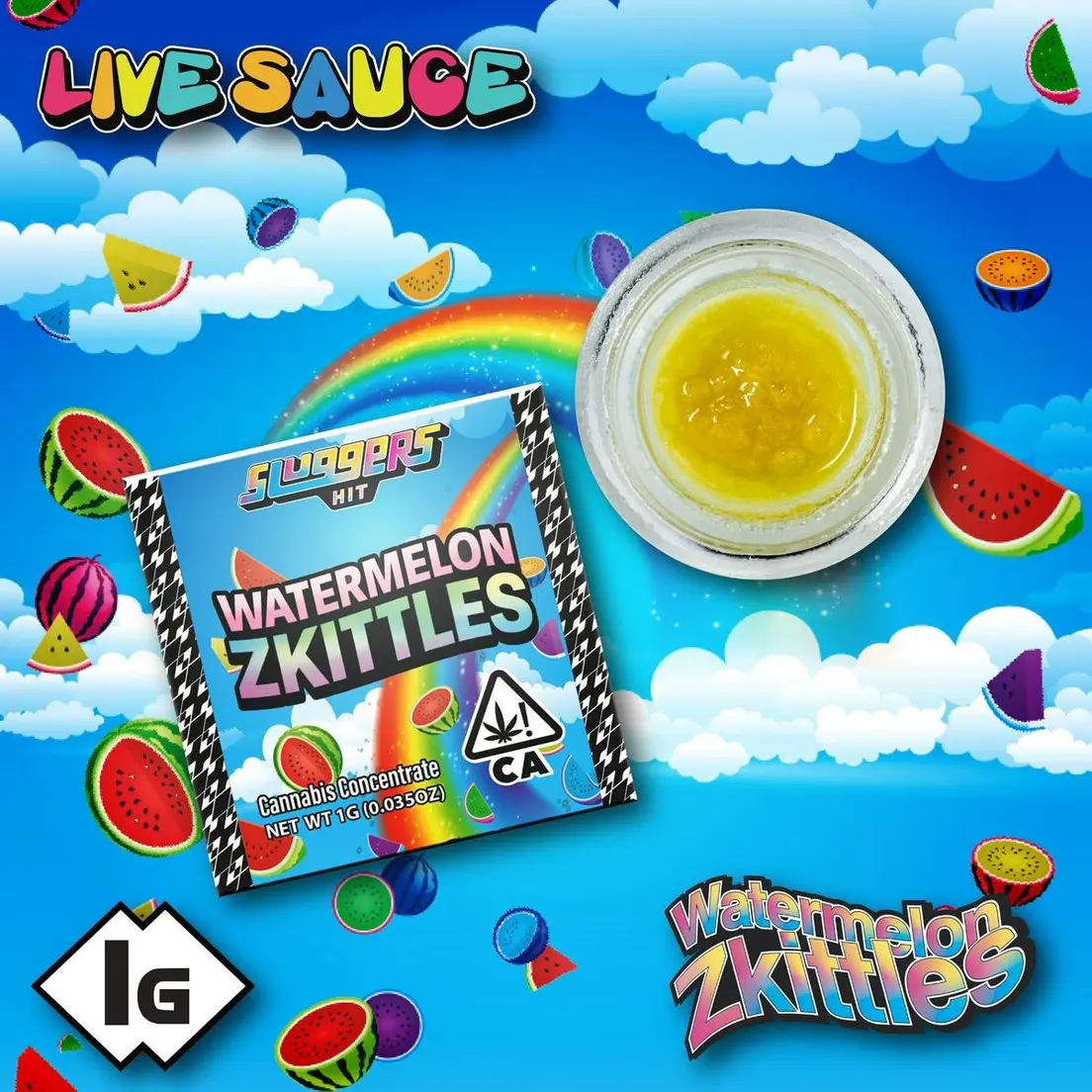 Sluggers Live Sauce Watermelon Z 1g