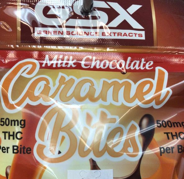 GSX Chocolate Bites Caramel 500mg