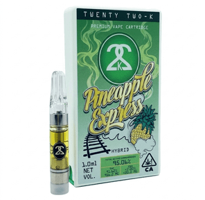 22K | Vape Cart | 1g | Distillate | Pineapple Express