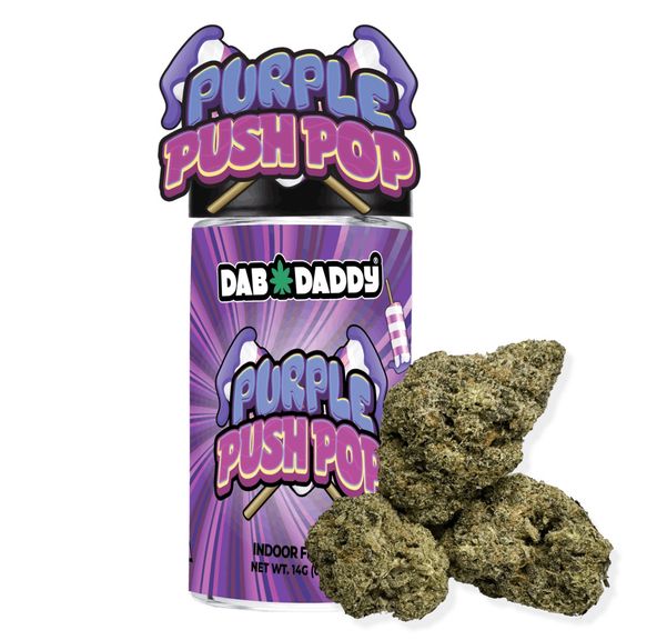 Dab Daddy- Purple Push Pop X Cap Junky 14g (I)