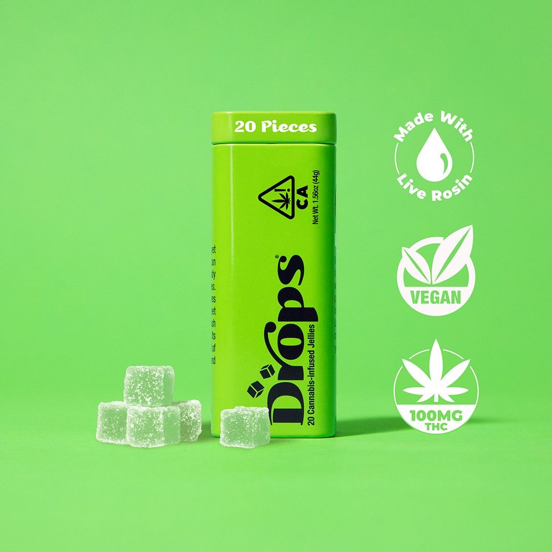 Drops 20pk Lime Gummies 100mg