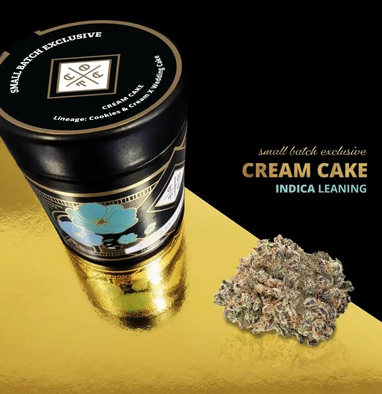 COTC: 1/8 Flower - Cream Cake (Indica), 3.5g