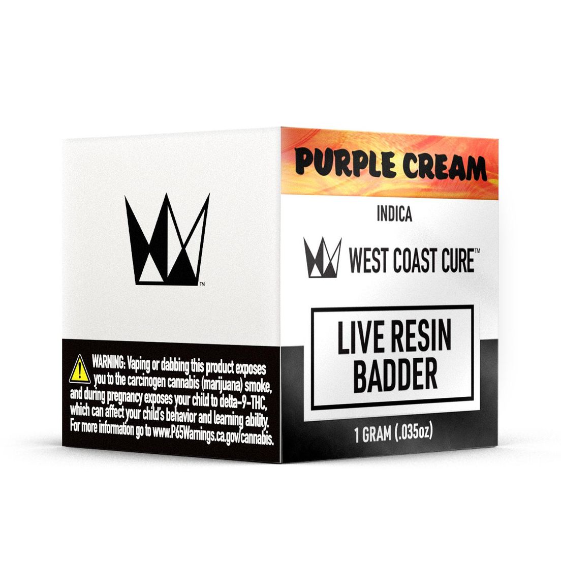 Purple Cream Live Resin Badder - 1g