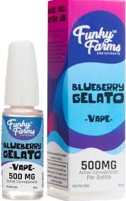 Funky Farms Blueberry Gelato Vape Juice 500MG