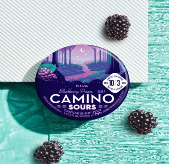 [Camino] CBN Gummies - 1:1:1 - Sour Blackberry Dream Sleep (I)
