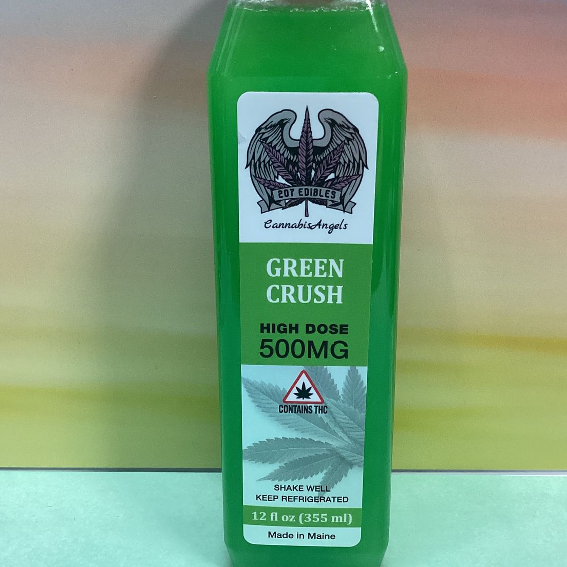 207 Edibles- Green Crush- Drink- 500mg