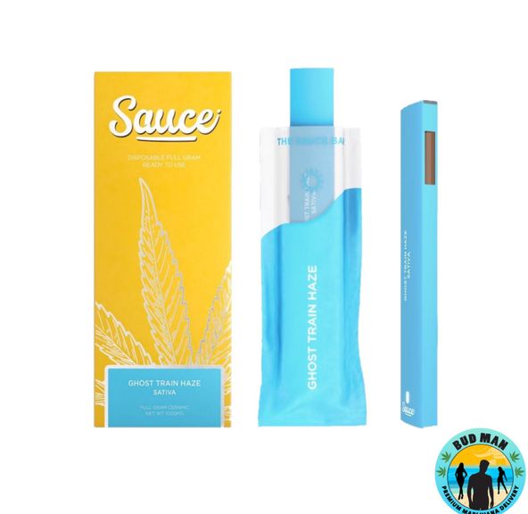 G. Sauce Essentials 1g Live Resin Disposable Vape - Ghost Train Haze (S)