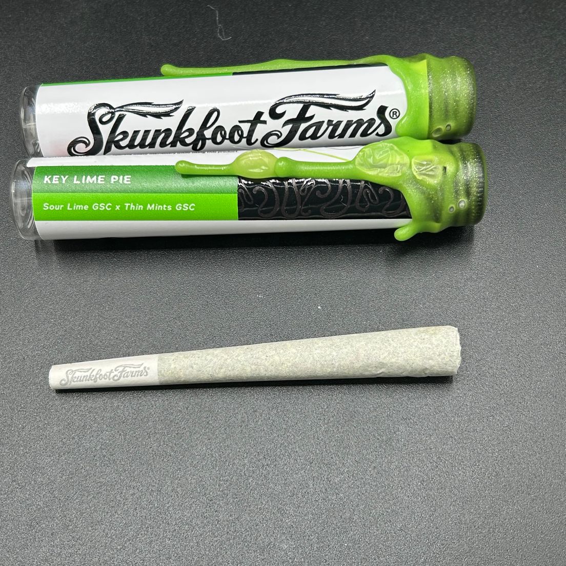 Key Lime Pie - Skunkfoot Farms Premium Living Soil Top Shelf 1g Pre Roll