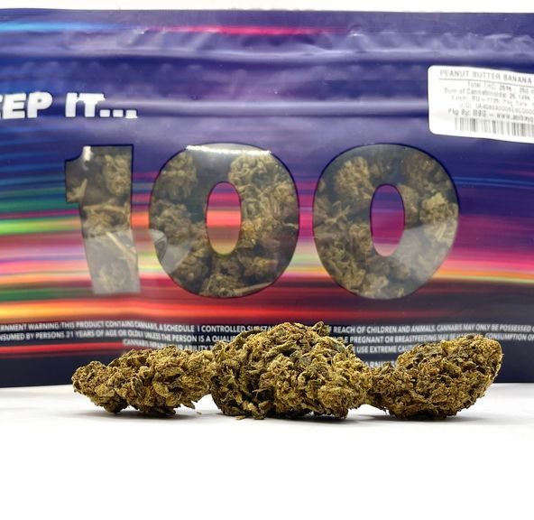 PRE-ORDER ONLY *Deal! $69 1 oz. Peanut Butter Banana (25%/Indica) - Keep it 100
