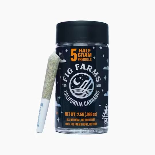 Fig Farms- Lemon Cherry Gelato Prerolls 5pk 2.5g (H)