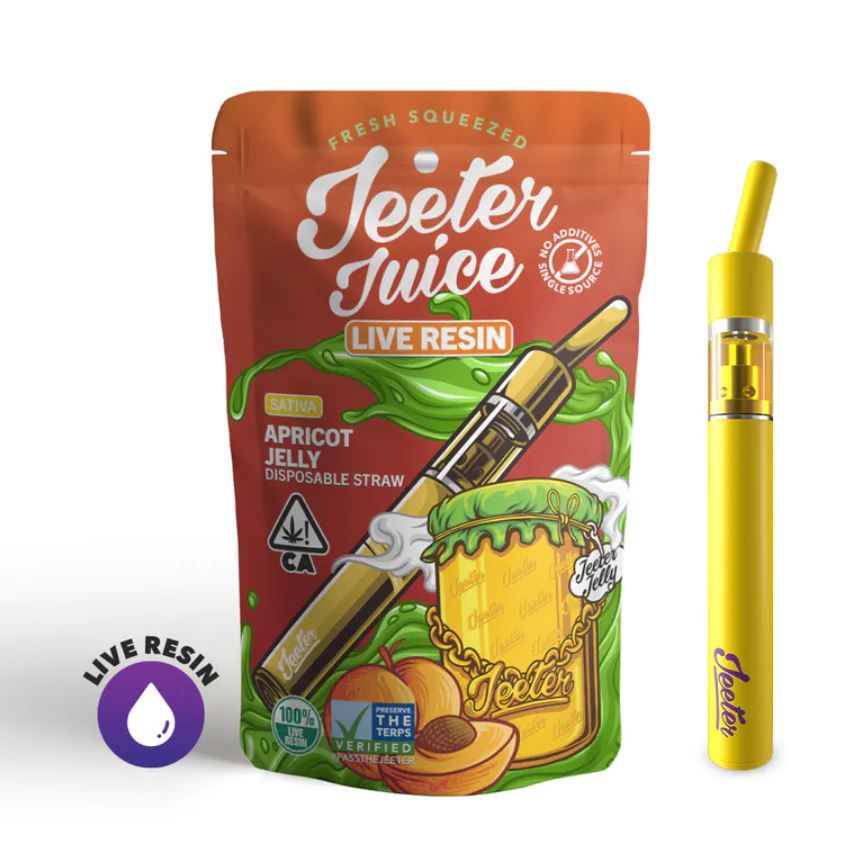 .5g Apricot Jelly Live Resin Disposable Straw - JEETER