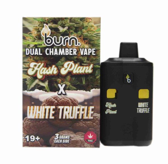 6 Gram Dual Chamber Burn Disposable – Hash Plant + White Truffle (3+3 Gram)
