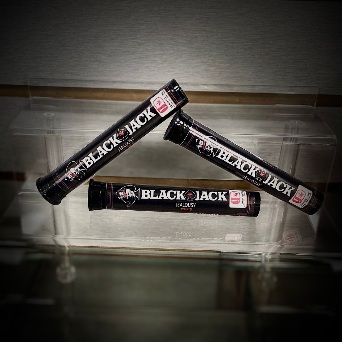 Blackjack - Two 1.2g Kief Infused Pre Rolls - Jealousy - 2.4g