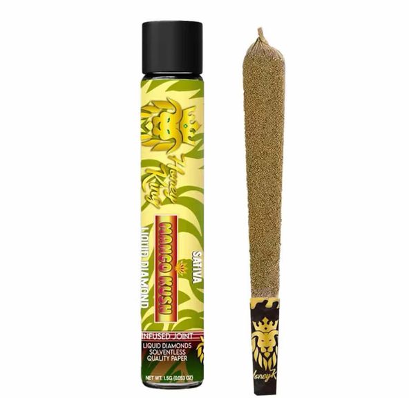 Honey King- Mango Kush Crushed Diamond Infused Preroll 1.5G